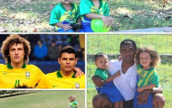 Phát hiện cặp đôi nhí giống hệt David Luiz và Thiago Silva