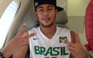 Neymar sưng húp mặt sau khi cắt amidan
