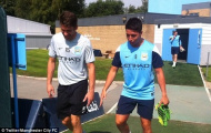 Chùm ảnh: Buổi tập đầu tiên của Manchester City dưới thời Manuel Pellegrini