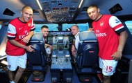 Arsenal di chuyển bằng chuyên cơ đến Việt Nam