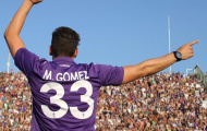 Mario Gomez được chào đón nồng nhiệt ở Fiorentina