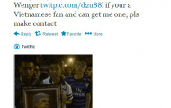 Tranh Wenger của fan Việt gây 'sốt' trên Twitter