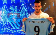 Negredo và Jovetic lục tục đến Manchester