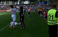 Video: Monaco thua Augsburg, Falcao không giữ được bình tĩnh