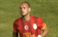 Video: Cú sút xa căng như kẻ chỉ của Sneijder vào lưới Malaga