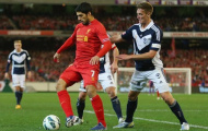 Chùm ảnh Suarez quay lại khoác áo Liverpool trong trận giao hữu với Melbourne Victory