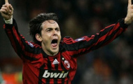 Video: Xem lại tất cả bàn thắng của siêu tiền đạo Filippo Inzaghi trong màu áo AC Milan