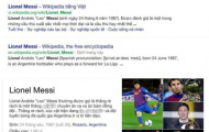 Google Việt Nam xúc phạm Lionel Messi