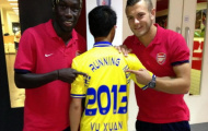 Sao Arsenal thích thú gặp lại Running Man