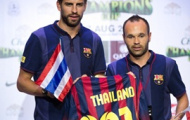 Chùm ảnh: Barcelona đặt chân đến Bangkok
