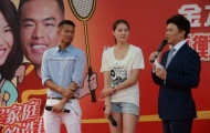 Bà xã của Lin Dan trở thành bình luận viên ở giải đấu Vô Địch Thế Giới 2013