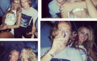 Modric ấp ôm gái lạ ở Mỹ