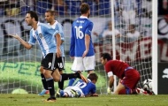 Không Messi, Higuain giúp Argentina đánh bại Italia