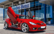 Mercedes-Benz SLK55 AMG độ cửa cắt kéo của Xclusive