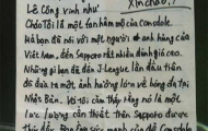 Công Vinh chờ đợi cơ hội ở Sapporo