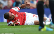 Kieran Gibbs dính chấn thương kinh hoàng, Arsenal lâm nguy