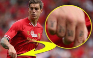 Hình xăm độc trên ngón tay Daniel Agger