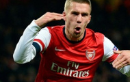 Video Premier League: Bàn thắng nhân đôi cách biệt của Lukas Podolski cho Arsenal