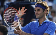 Federer thể hiện tình yêu tennis sau chiến thắng đầu tay