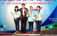 Giải vô địch cờ vây QG 2013 Cúp LS 2013: Bến Tre, TP.HCM thắng áp đảo
