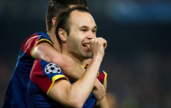 Iniesta hưởng lương cao thứ 2 sau Messi