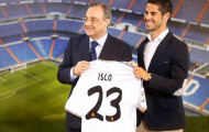 Isco 'từ chối' mặc chiếc áo số 10 Oezil để lại