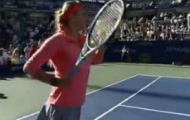 Video: Victoria Azarenka lại nhảy ăn mừng sau khi vào chung kết US Open