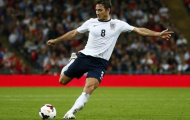 Lampard sắp chạm mốc 100 lần khoác áo tuyển Anh