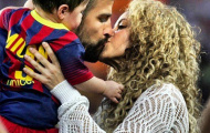 Shakira đưa bé yêu tới sân cổ vũ Pique