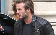 Beckham gây chú ý với mái tóc dài bất thường
