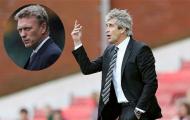 Vin vào quá khứ, Pellegrini 'vênh mặt' với David Moyes