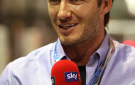 Becks bảnh bao tới Singapore xem F1