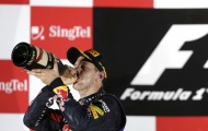 Vettel lập cú hattrick chiến thắng ở Singapore Grand Prix