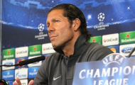 HLV Simeone: Atletico chưa nghĩ đến trận derby