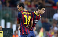 Lĩnh trọn cú đạp của Busquets, Mascherano dính chấn thương