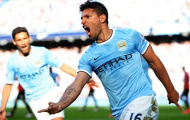 Aguero vắng mặt ở trận gặp Aston Villa