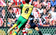Video Premier League: Howson dứt điểm đẹp mắt giúp Norwich City thắng 1-0 trước Stoke