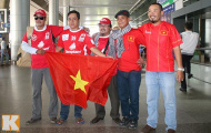 Fan hát 'Hò kéo pháo' đón U19 Việt Nam