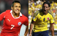 04h00 ngày 12/10/13, Colombia vs Chile: Hàng công đối đầu