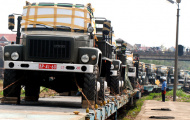 Xe đặc chủng trong lễ tang Đại tướng
