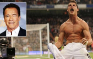 “Kẻ hủy diệt” Schwarzenegger khen ngợi cơ bắp của CR7