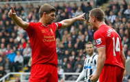 HLV Rodgers khen ngợi Gerrard sau cột mốc 100 bàn thắng