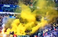 Video: Fan Dortmund đốt pháo sáng rực khán đài trận gặp Schalke 04