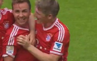 Video: Bàn thắng đầu tiên Mario Goetze ghi được cho Bayern Munich