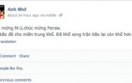 Running Man Vũ Xuân Tiến bị fan Arsenal “ném đá” vì khen Persie