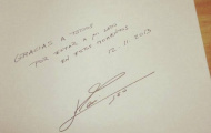 Messi gửi lời cảm ơn đến các fan trên Facebook