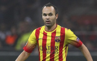 M.U có nguy cơ 'vồ hụt' Andres Iniesta