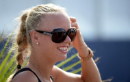 Chùm ảnh: Wozniacki cười tít mắt cổ vũ bạn trai