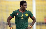 Eto'o bị đồng đội chơi khăm trong trận play-off