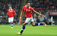Anh 0-2 Chile: Alexis Sanchez tái lập lịch sử